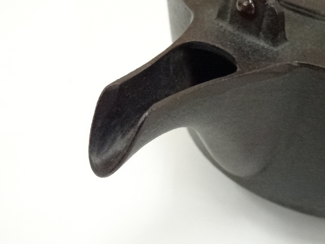 道具 ] - 道具 人間国宝 高橋敬典造 竹地紋銚子（替蓋付）（共箱